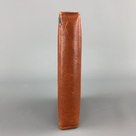 CONTE MAX Tan Leather Phone Contacts Book