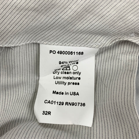 TODD SNYDER Size 40 Regular Navy Wool Lycra Notch Lapel Suit