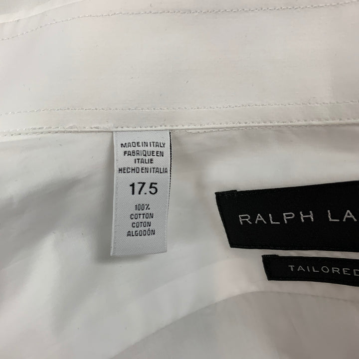 RALPH LAUREN Black Label Size S White Cotton Button Up Long Sleeve Shirt
