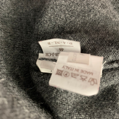 BRUNELLO CUCINELLI Size XS Gray Cashmere V-Neck Sweater
