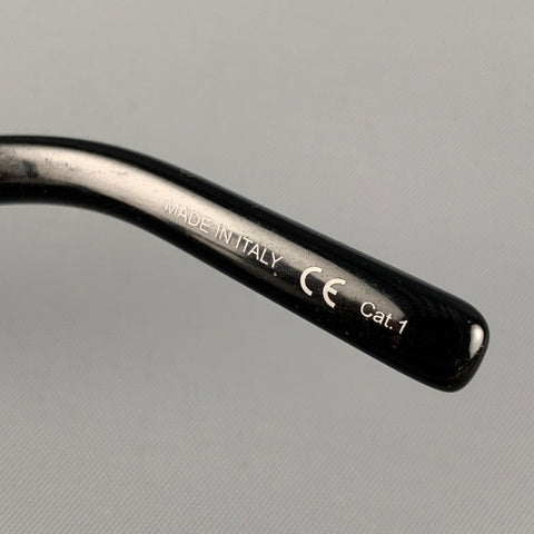 SAINT LAURENT Black Clear Acetate Sunglasses