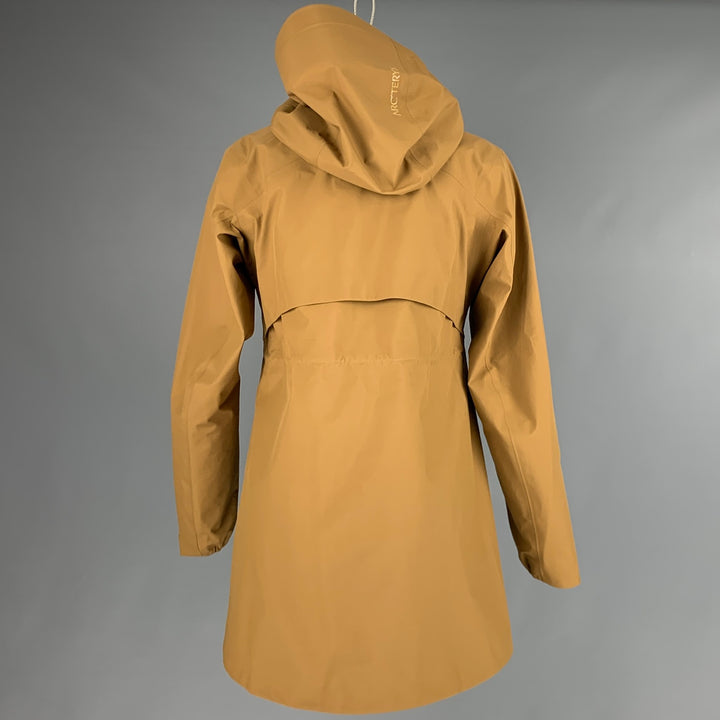 ARCTERYX Size XS Khaki Nylon Hooded Jacket