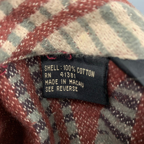 RRL by RALPH LAUREN Size L Brown & Grey Cream Navajo Cotton Sport Coat