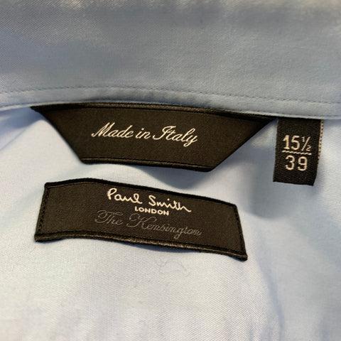 PAUL SMITH Size S Blue Cotton Long Sleeve Shirt