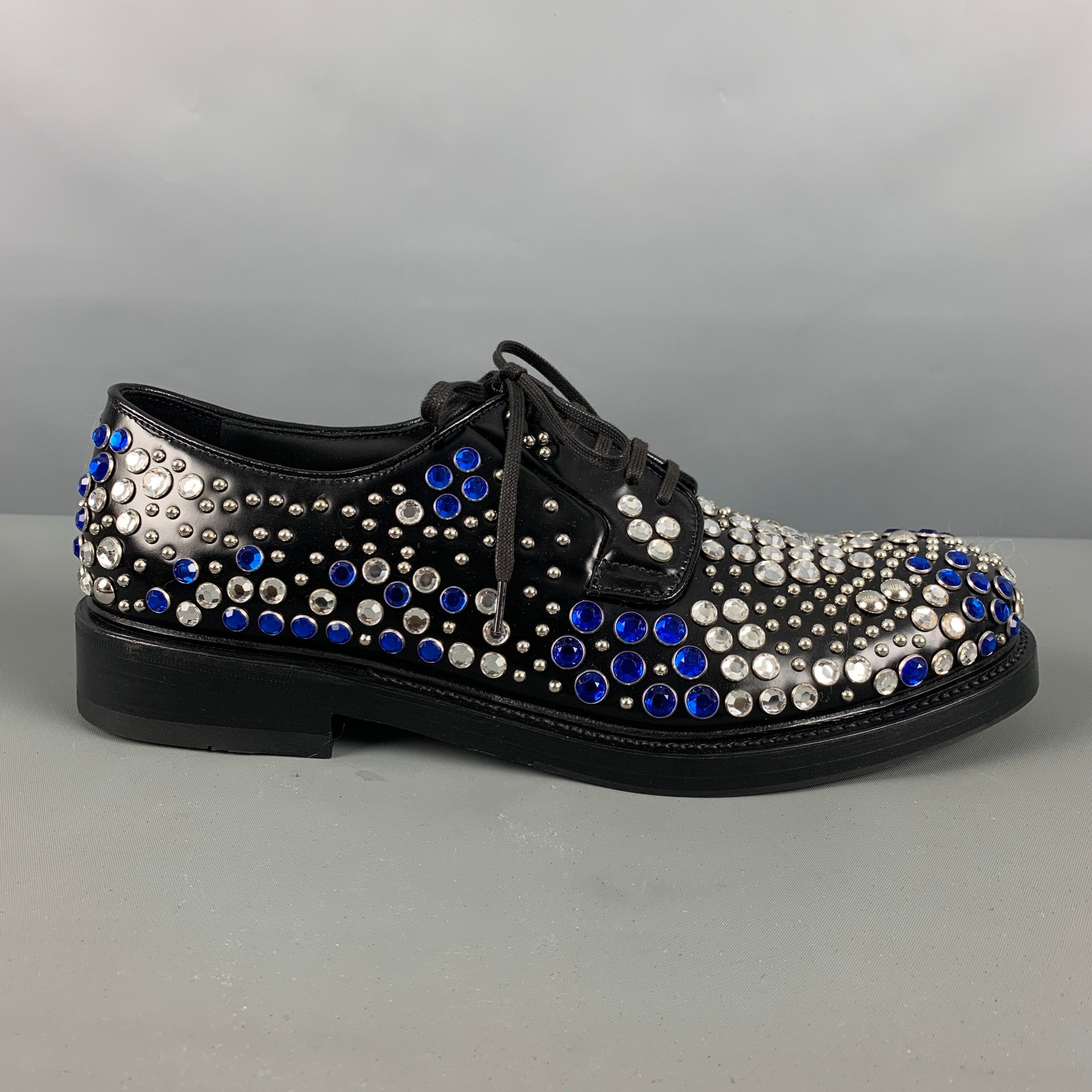 Prada studded outlet sneakers