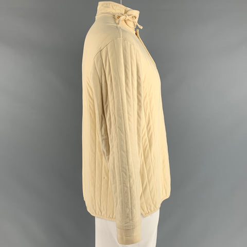 CRAIG GREEN Taille L Veste en coton élasthanne matelassé crème