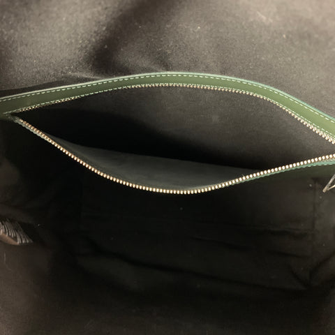 MARIMEKKO Sac à main fourre-tout en cuir vert