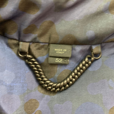 BURBERRY PRORSUM Fall 2015 Size L Navy Blue Camo Polyamide Zip Up Jacket
