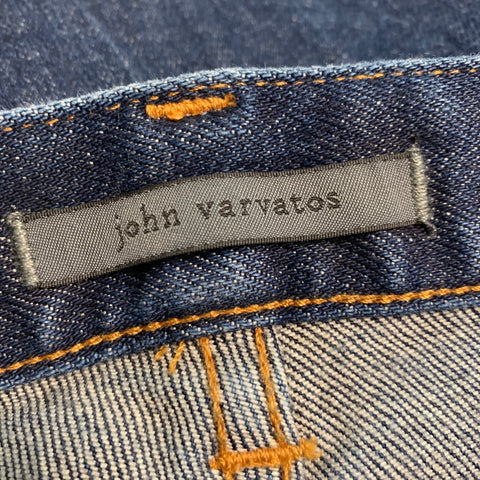 JOHN VARVATOS Size 30 Blue Cotton Elastane Jeans
