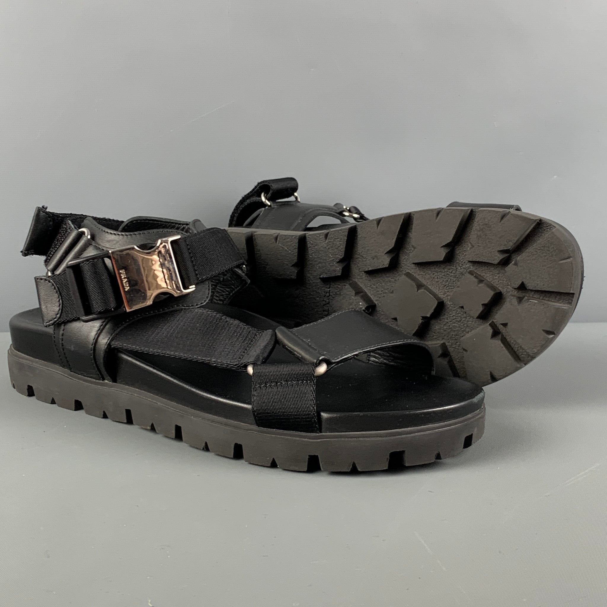 Prada 2024 buckle sandals