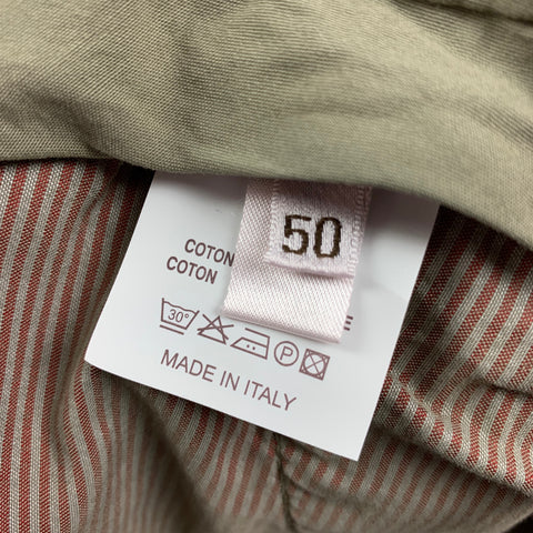 BRUNELLO CUCINELLI Size 34 Khaki Cotton Cargo Casual Pants