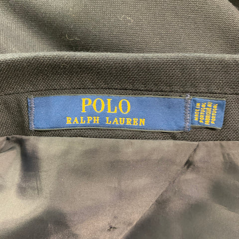 POLO by RALPH LAUREN Size 40 Navy Polyester Single Breasted Sport Coat