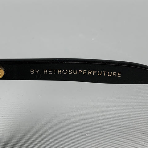 SUPER by RETROSUPERFUTURE Black Acetate Sunglasses