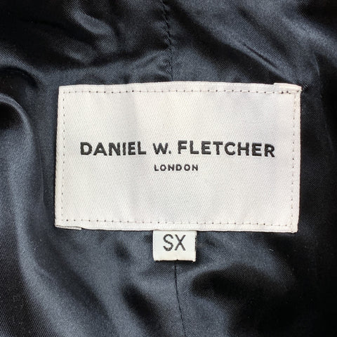 DANIEL W. FLETCHER F/W 2017 Size XS Tan & Pink Color Block Leather Casual Pants
