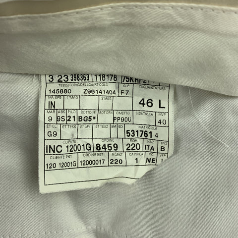 GUCCI Size 30 Light Grey Heather Wool Blend Zip Fly Dress Pants