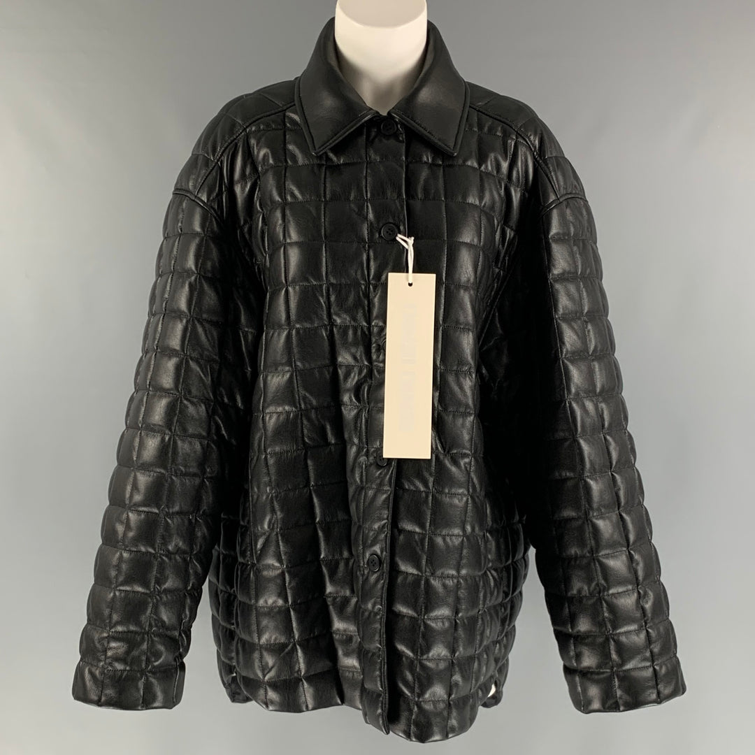 Pre-owned Louis Vuitton Black Alligator Coat