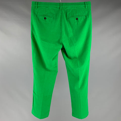 GANT by MICHAEL BASTIAN Size 34 Green Cotton Low Rise Casual Pants