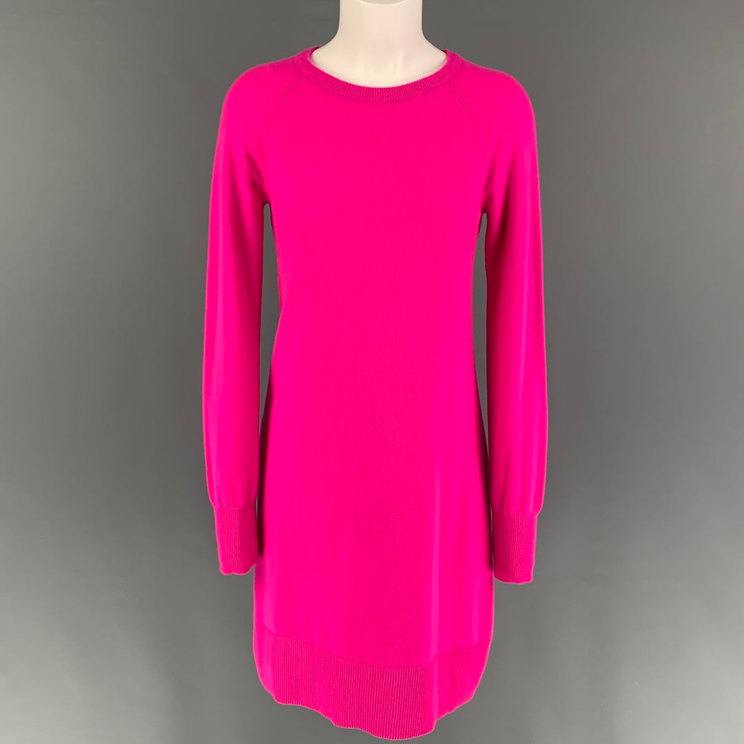 MICHAEL KORS Size S Pink Cashmere Long Sleeve Dress MICHAEL KORS Size S Pink Cashmere Long Sleeve Dress