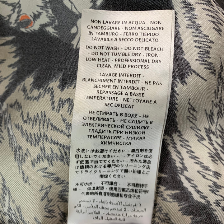 Camisa de manga corta Campamento de seda con estampado multicolor talla XXL de GUCCI