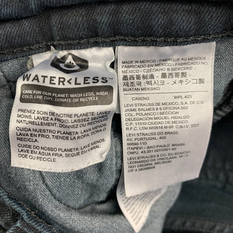 LEVI STRAUSS Size 32 Black Cotton Jeans