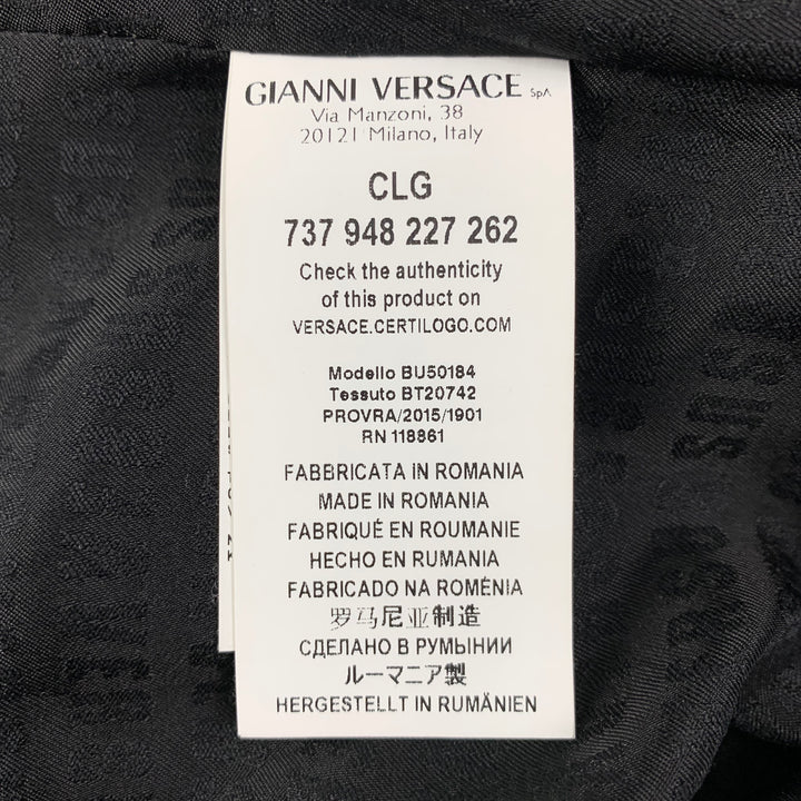 VERSUS by GIANNI VERSACE Size 12 Multi-Color Print Jacket Blazer