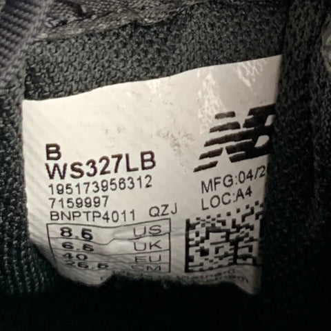 NEW BALANCE Talla 8.5 Zapatillas de deporte de materiales mixtos en color tostado negro
