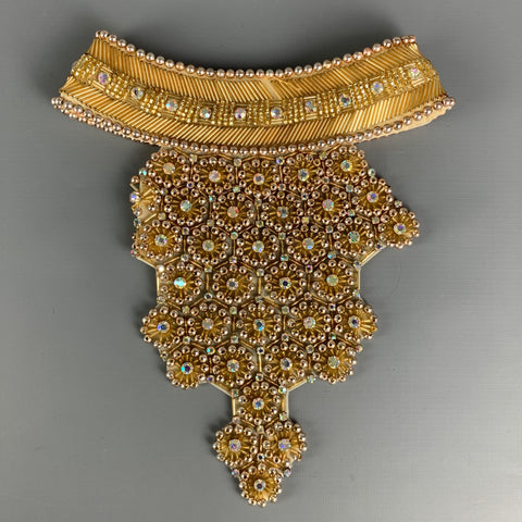 Collier de collier de perles d’or VINTAGE