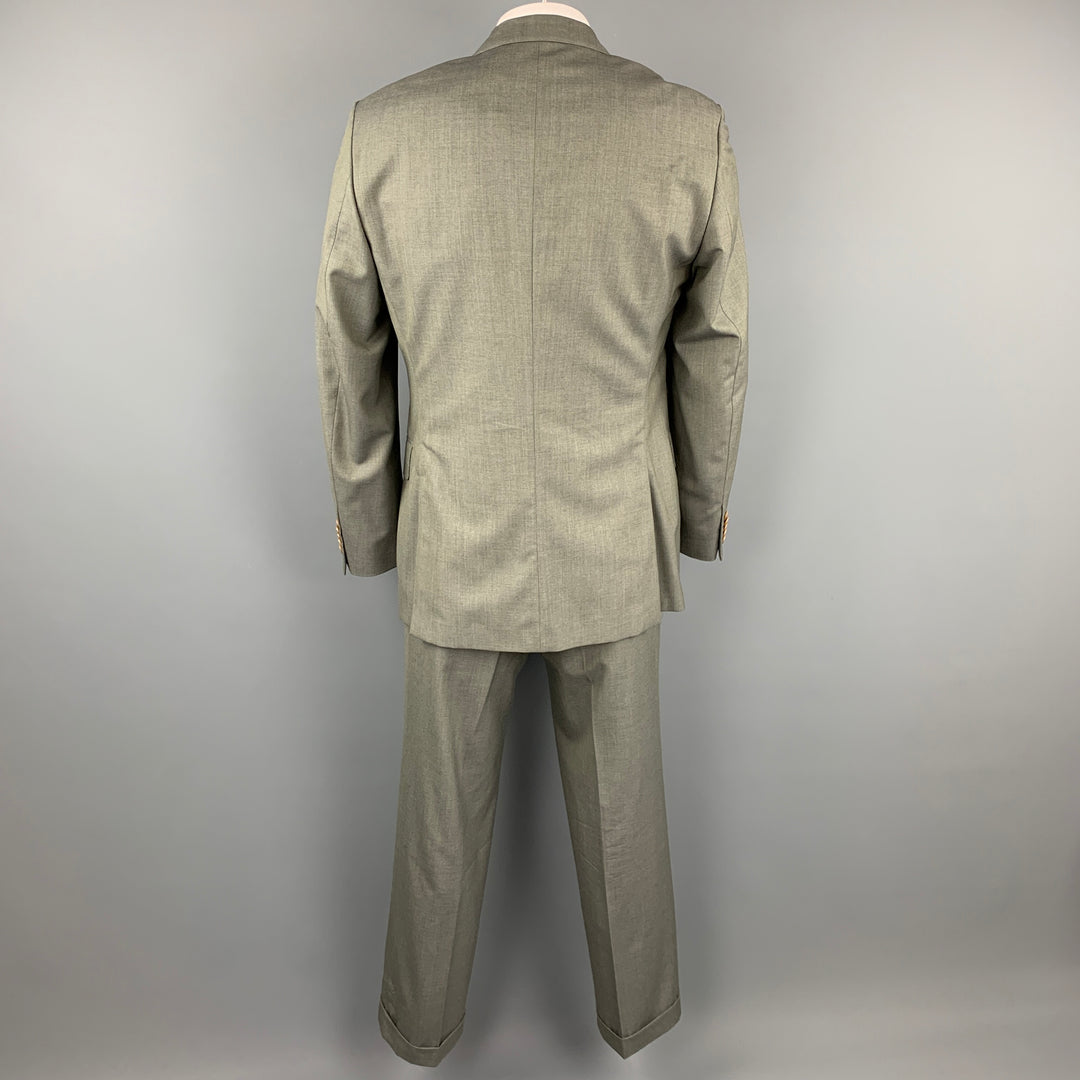 PAUL SMITH The Byard Size 44 Regular Grey Wool Notch Lapel Suit