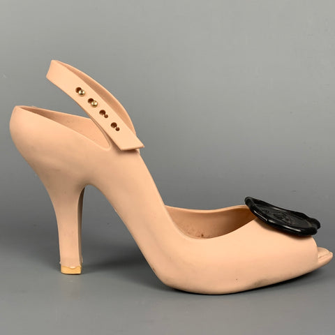 VIVIENNE WESTWOOD Anglomania Talla 6 Zapatos de tacón Melissa de goma rosa