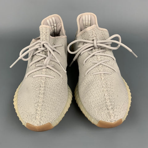 YEEZY x ADIDAS Boost 350 Size 11.5 Light Grey Lace Up Sneakers