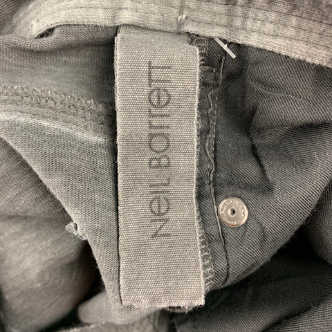 NEIL BARRETT Size 30 Grey Cotton Jean Cut Casual Pants