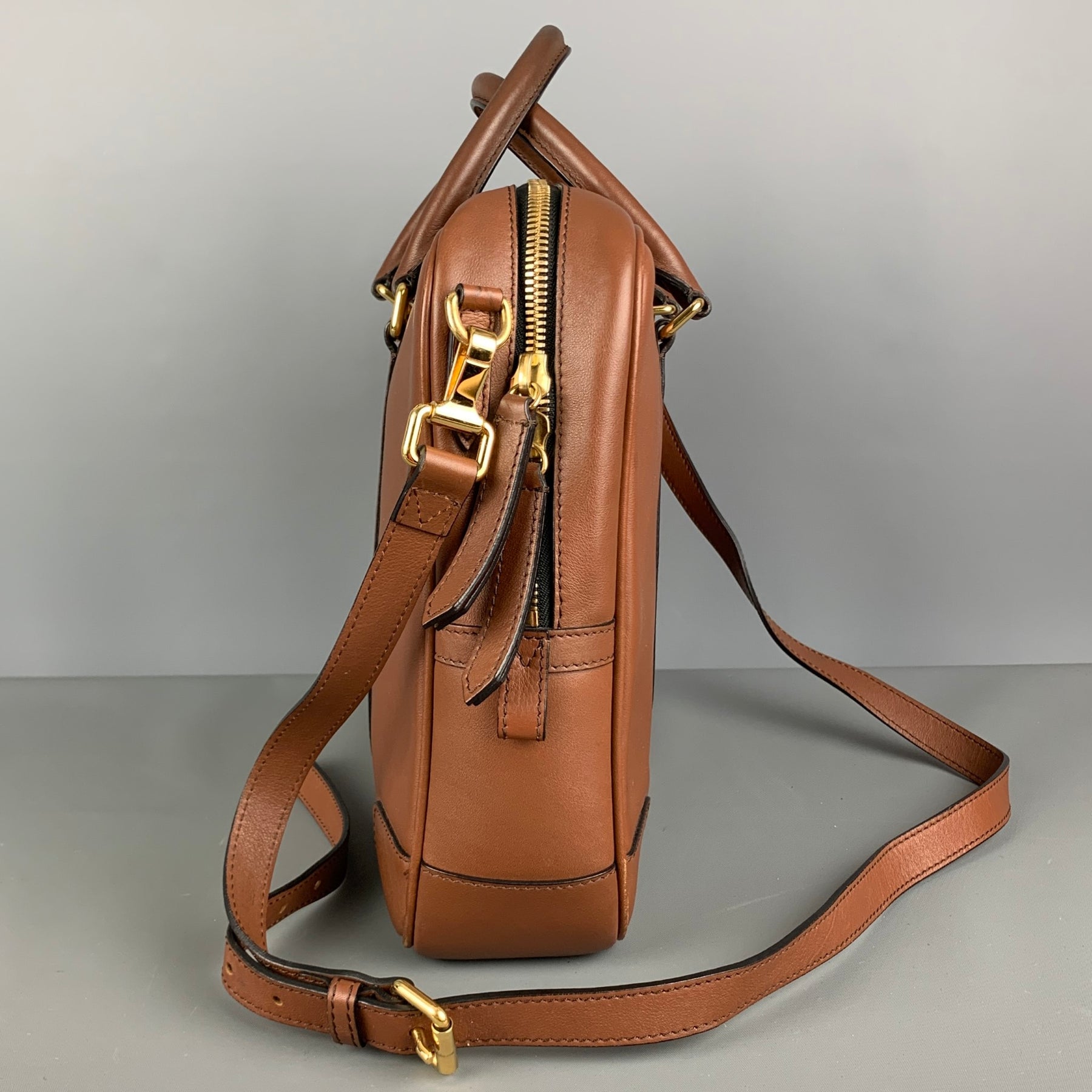 Burberry grainy leather briefcase - ORANGE  Designer laptop bag, Briefcase  for men, Leather briefcase