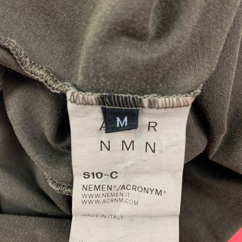 ACRONYM SS 15 Size M Olive Wash Cotton S10-C T-shirt