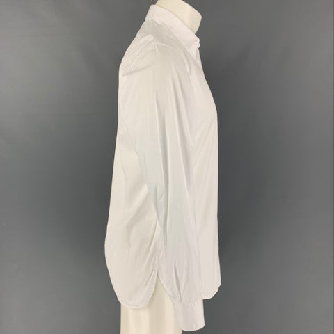 GOLDEN GOOSE Camisa de manga larga con botones de algodón blanco Talla S