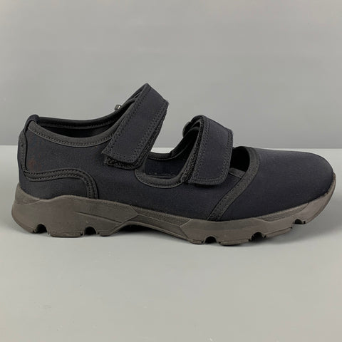 MARNI Size 6 Black Hook & Loop Closure Sneakers