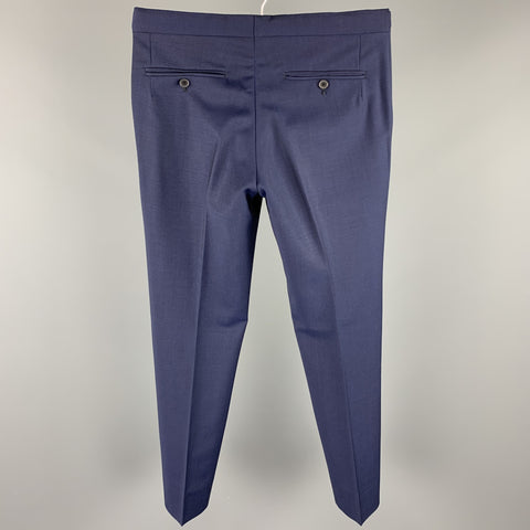 REISS Size 36 Short Navy Wool Notch Lapel Suit