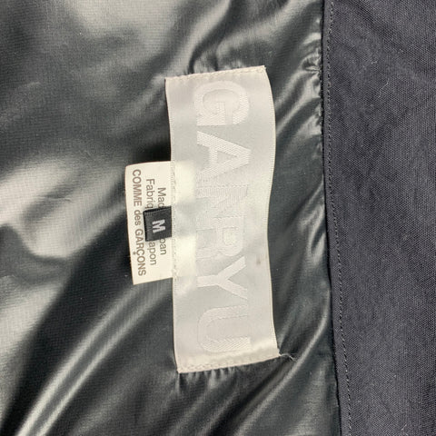 COMME des GARCONS x GANRYU Size M Black Nylon Snaps Jacket