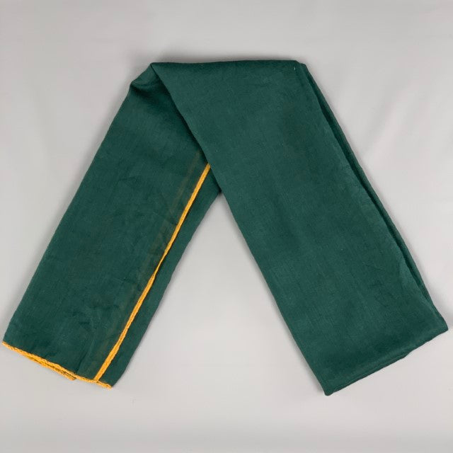 BARNEY'S NEW YORK Green Yellow Cashmere Silk Scarf