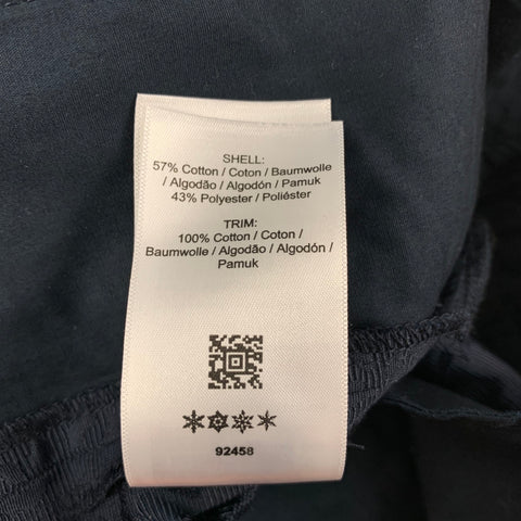 FRED PERRY x RAF SIMONS Size 36 Navy Cotton Polyester Zip Fly Shorts