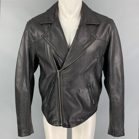 LEVI'S MADE & CRAFTED Size S Black Leather Biker Jacket