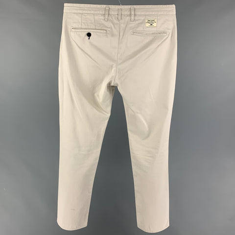 PAUL SMITH Size 30 Stone Cotton Button Fly Casual Pants