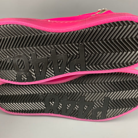P448 Size 9 Pink Leather High Top Sneakers