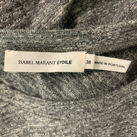 ISABEL MARANT Size 6 Grey Heather Cotton Dress