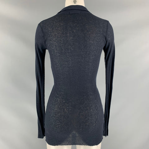 JAMES PERSE Size S Black Not Listed Ribbed Casual Top