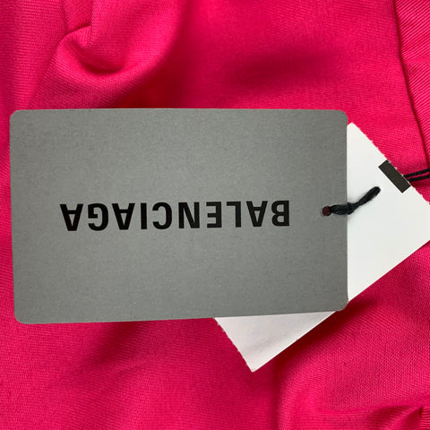BALENCIAGA Size L Pink Cotton Oversized Long Sleeve Shirt