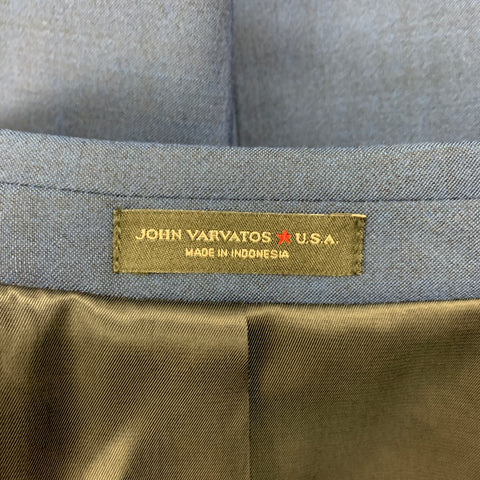 JOHN VARVATOS * U.S.A. Size 40 Navy Wool Notch Lapel Suit