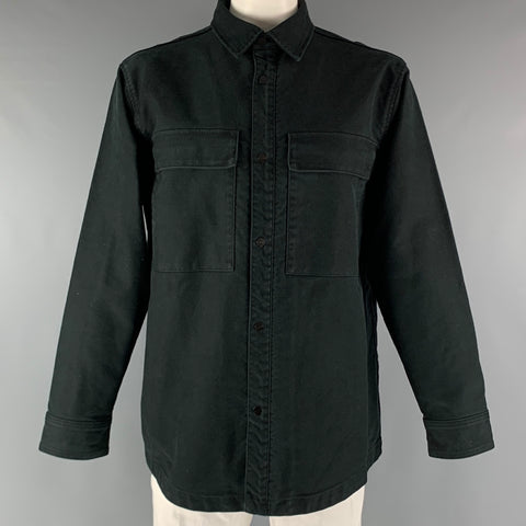 FEAR OF GOD Size L Black Solid Cotton Jacket