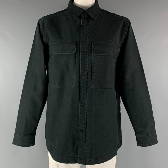 FEAR OF GOD Size L Black Solid Cotton Jacket