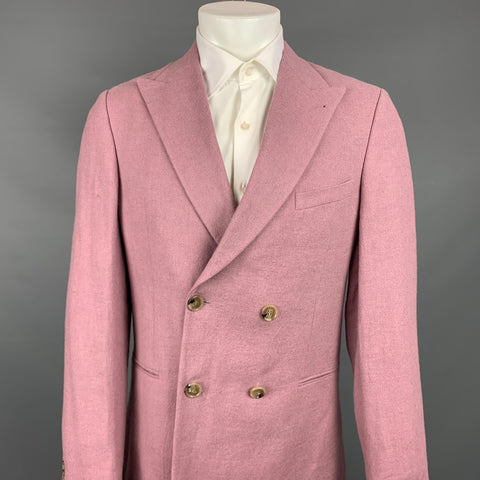NANUSHKA F/W 19 Size 38 Rose Ramie Blend Double Breasted Sport Coat