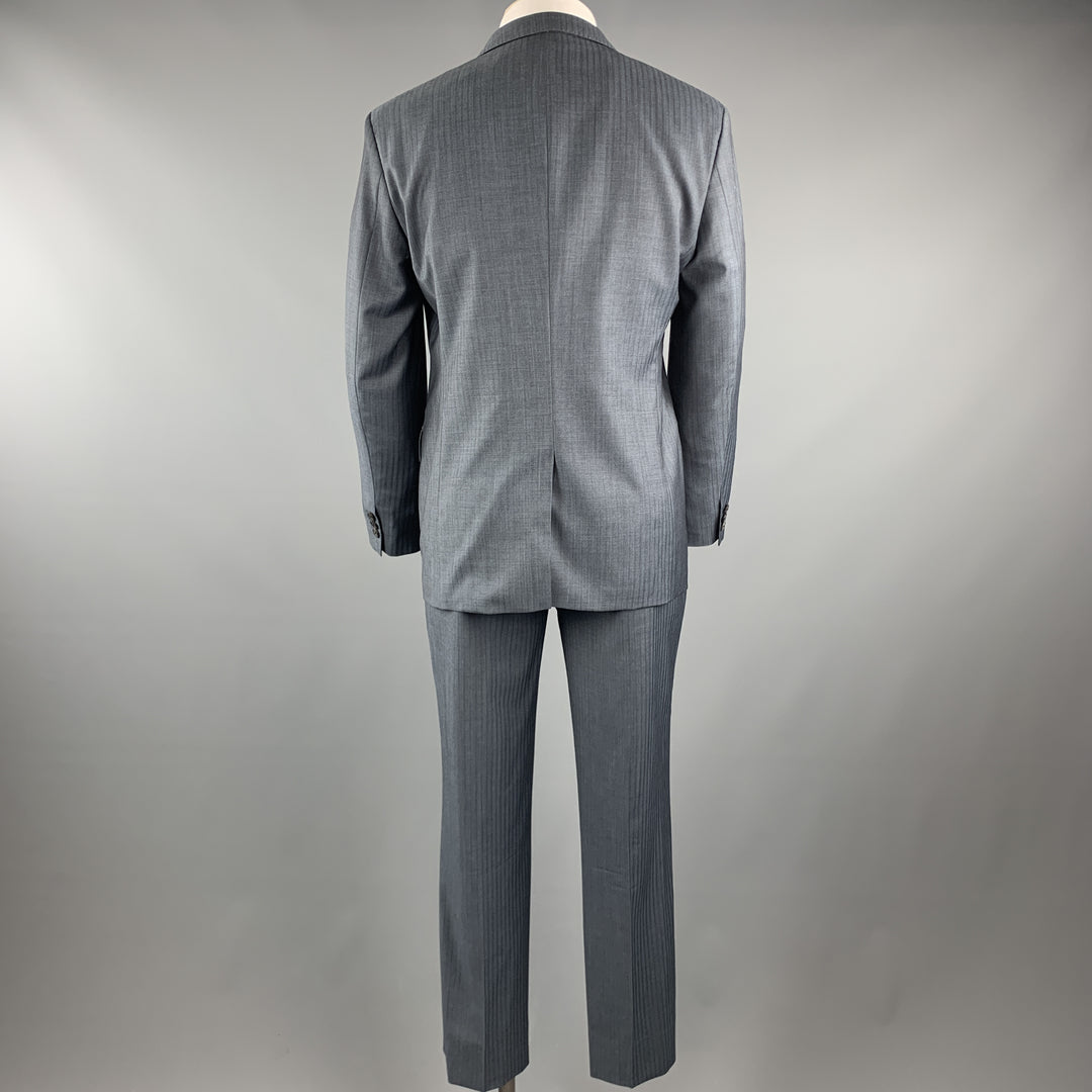 HUGO BOSS 38 Navy Lana Wool Notch Lapel 32 x 30 Suit